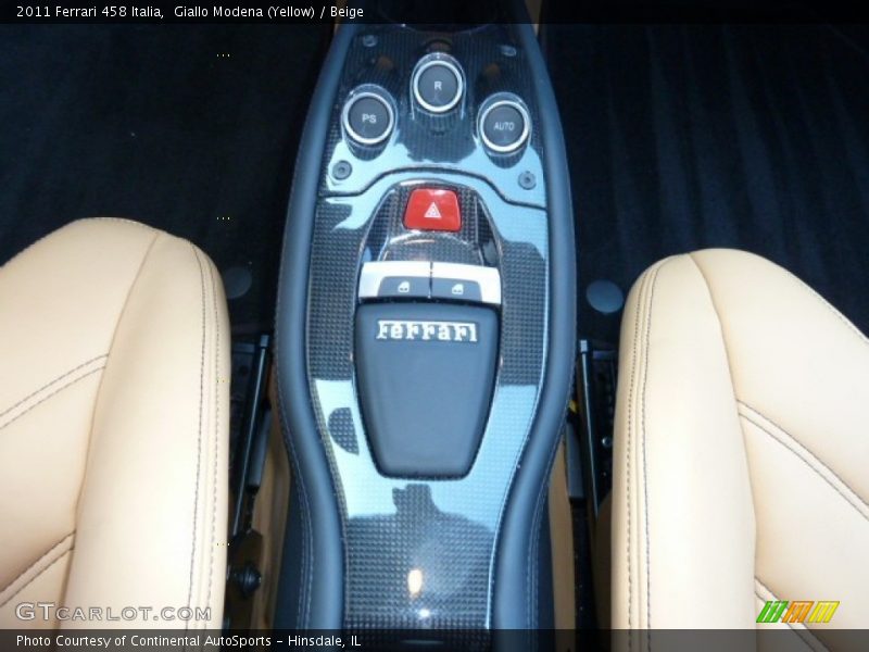 Controls of 2011 458 Italia