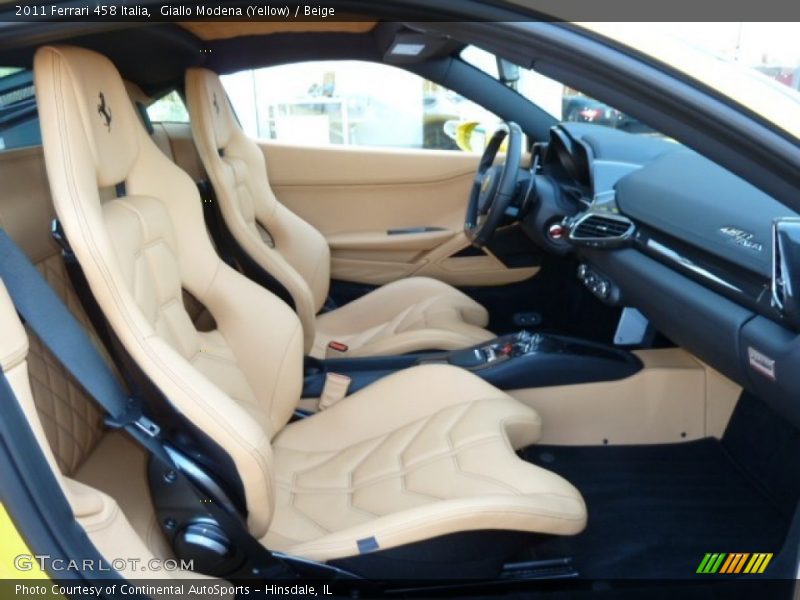  2011 458 Italia Beige Interior