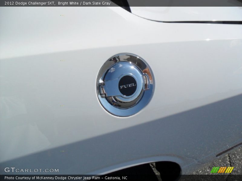 Bright White / Dark Slate Gray 2012 Dodge Challenger SXT