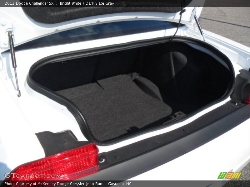 Bright White / Dark Slate Gray 2012 Dodge Challenger SXT