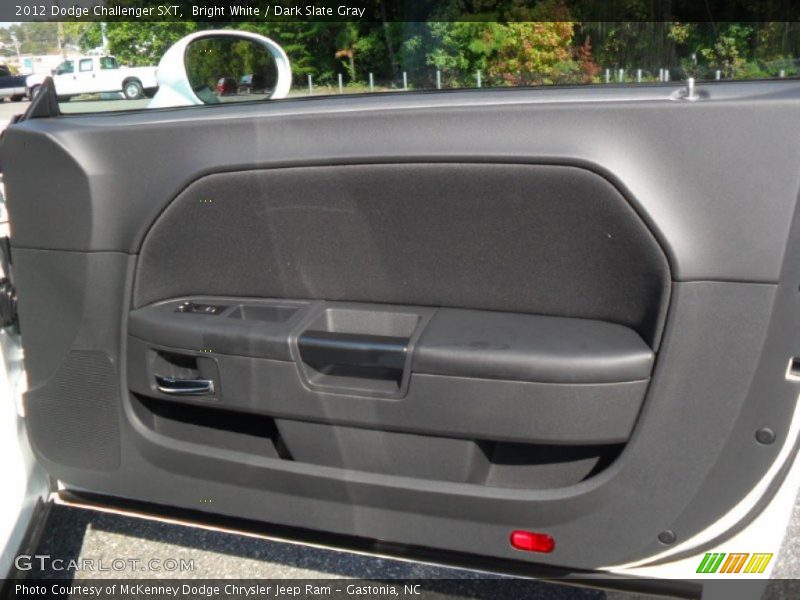 Bright White / Dark Slate Gray 2012 Dodge Challenger SXT