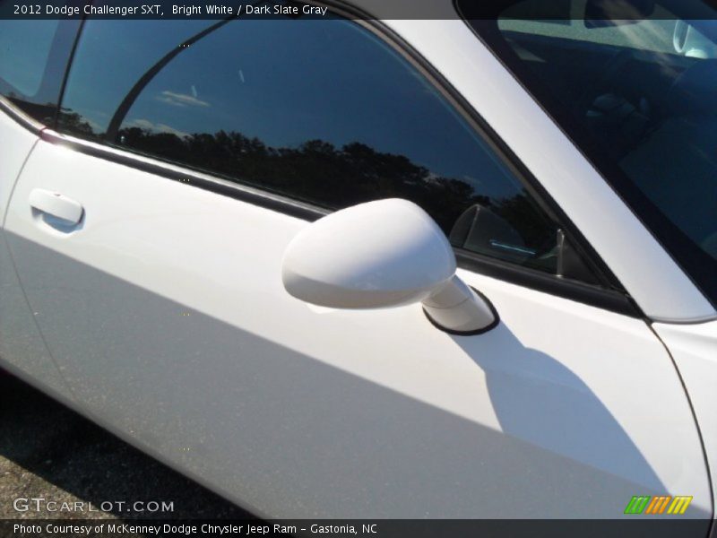 Bright White / Dark Slate Gray 2012 Dodge Challenger SXT