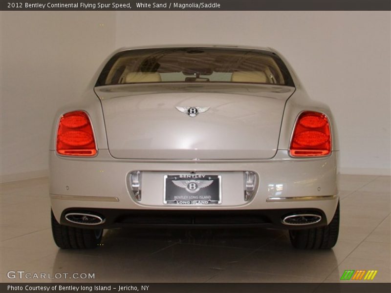 White Sand / Magnolia/Saddle 2012 Bentley Continental Flying Spur Speed