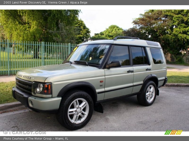 Vienna Green / Alpaca Beige 2003 Land Rover Discovery SE