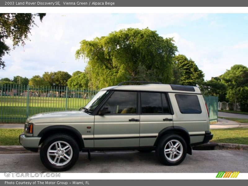 Vienna Green / Alpaca Beige 2003 Land Rover Discovery SE