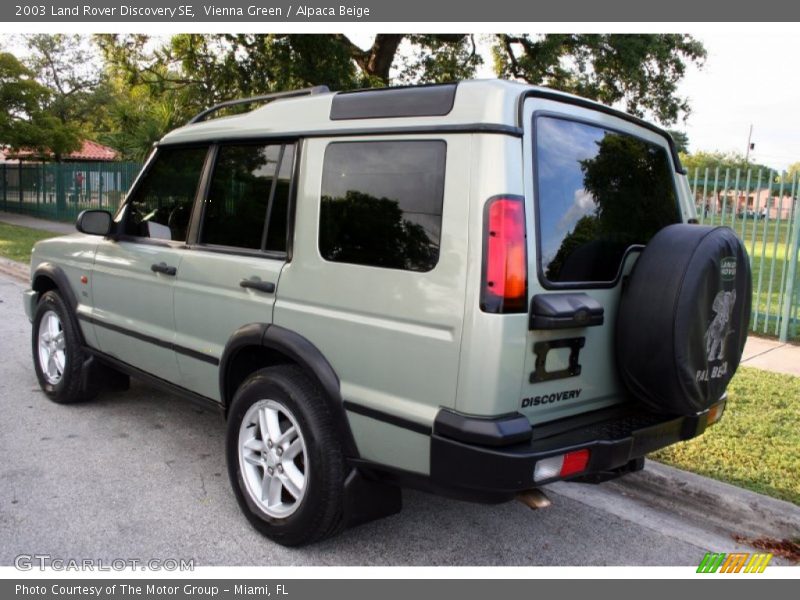 Vienna Green / Alpaca Beige 2003 Land Rover Discovery SE