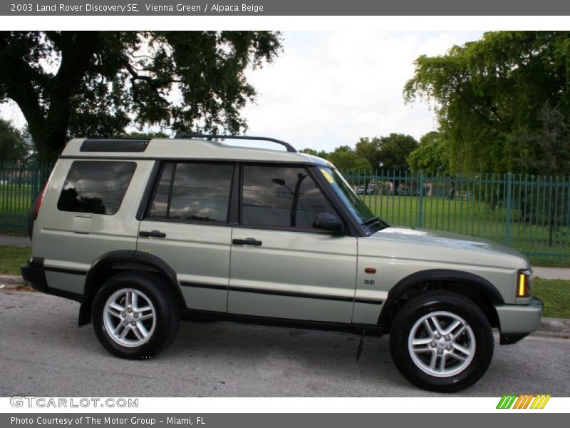 Vienna Green / Alpaca Beige 2003 Land Rover Discovery SE