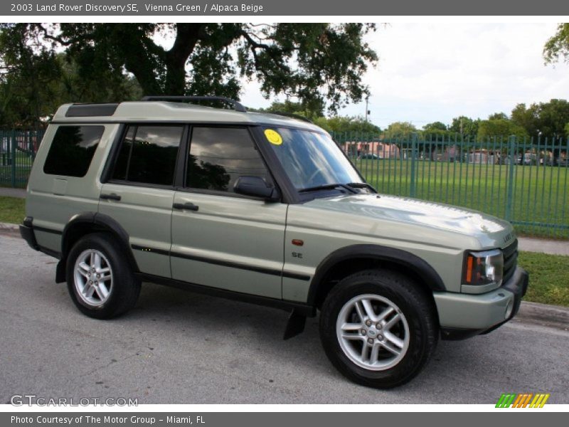 Vienna Green / Alpaca Beige 2003 Land Rover Discovery SE
