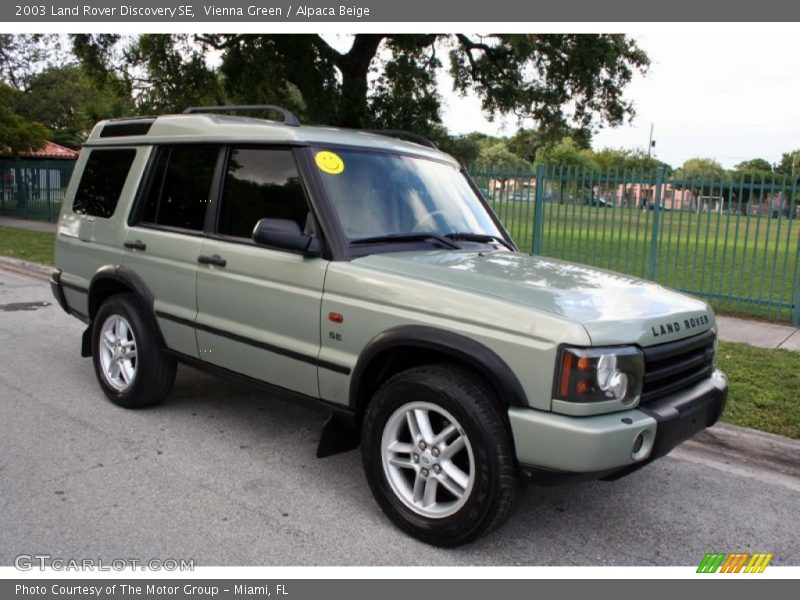 Vienna Green / Alpaca Beige 2003 Land Rover Discovery SE