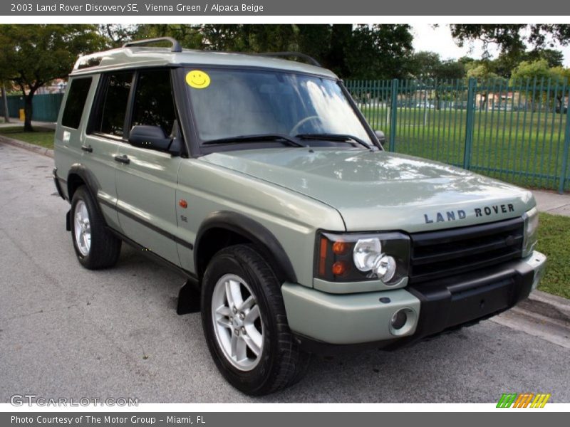 Vienna Green / Alpaca Beige 2003 Land Rover Discovery SE