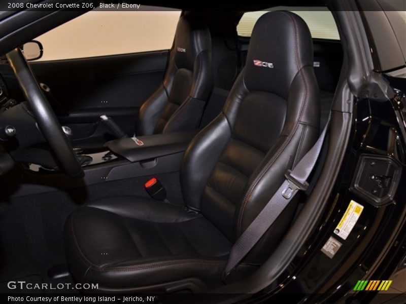 2008 Corvette Z06 Ebony Interior