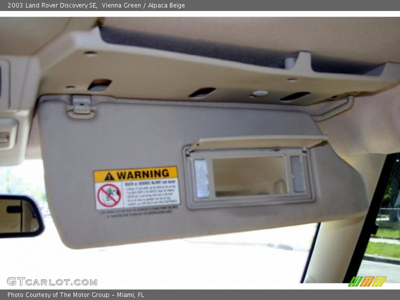 Vienna Green / Alpaca Beige 2003 Land Rover Discovery SE
