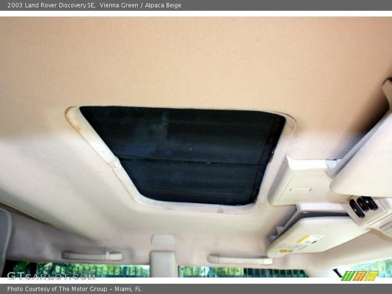 Vienna Green / Alpaca Beige 2003 Land Rover Discovery SE