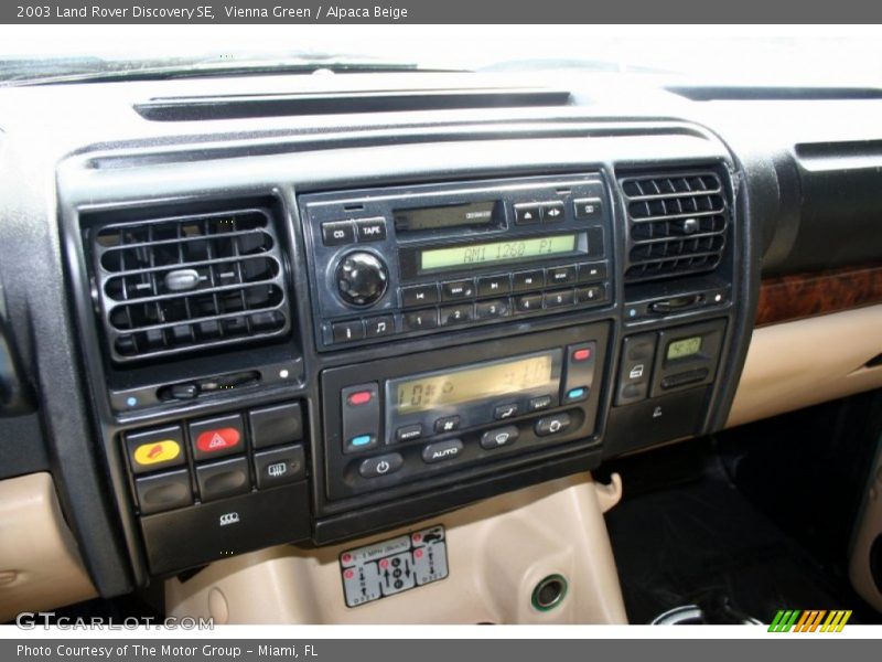 Vienna Green / Alpaca Beige 2003 Land Rover Discovery SE