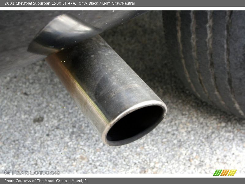 Onyx Black / Light Gray/Neutral 2001 Chevrolet Suburban 1500 LT 4x4