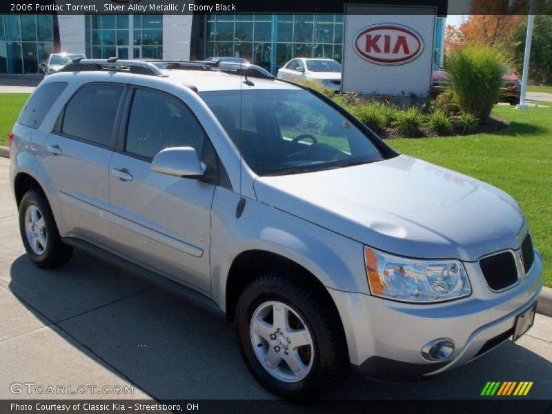 Silver Alloy Metallic / Ebony Black 2006 Pontiac Torrent