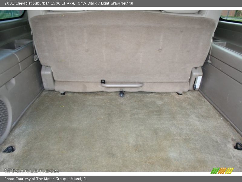 Onyx Black / Light Gray/Neutral 2001 Chevrolet Suburban 1500 LT 4x4