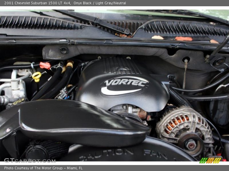 Onyx Black / Light Gray/Neutral 2001 Chevrolet Suburban 1500 LT 4x4