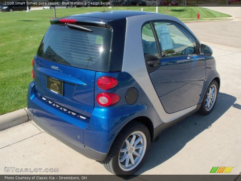  2008 fortwo pure coupe Blue Metallic