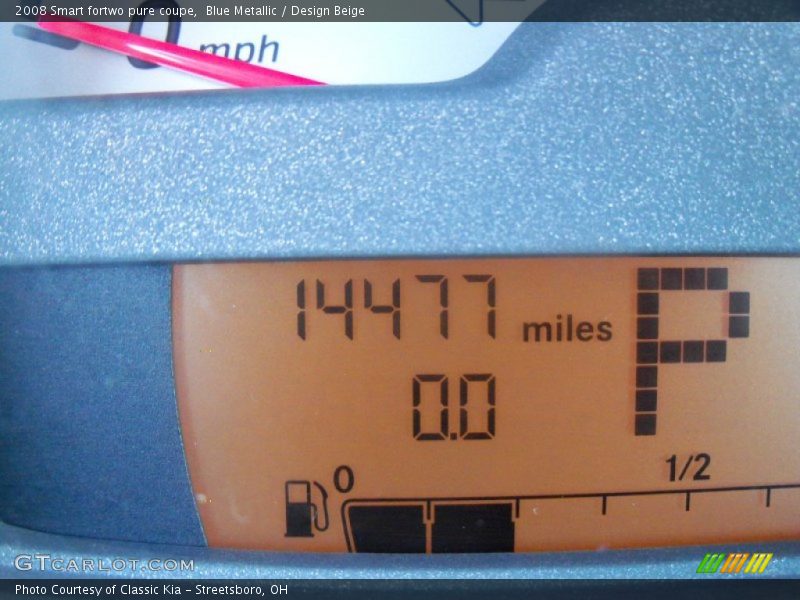  2008 fortwo pure coupe pure coupe Gauges