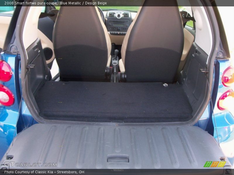 Blue Metallic / Design Beige 2008 Smart fortwo pure coupe