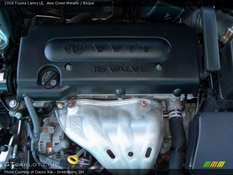 Aloe Green Metallic / Bisque 2009 Toyota Camry LE