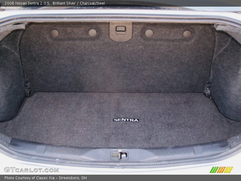 Brilliant Silver / Charcoal/Steel 2008 Nissan Sentra 2.0 S