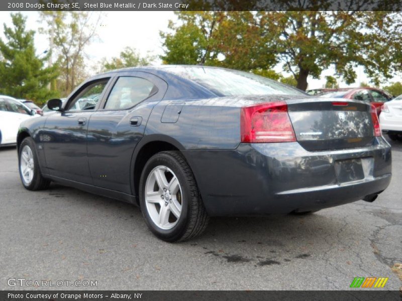 Steel Blue Metallic / Dark Slate Gray 2008 Dodge Charger SE