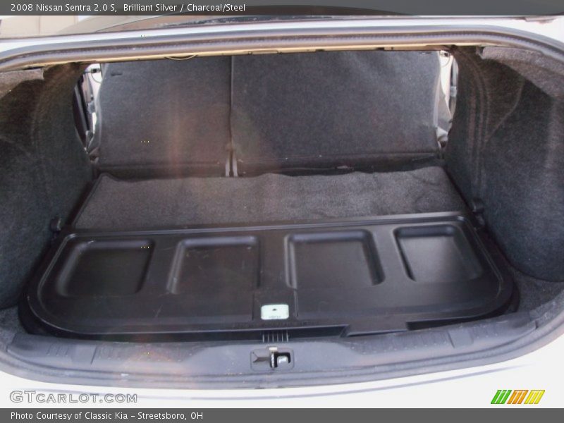 Brilliant Silver / Charcoal/Steel 2008 Nissan Sentra 2.0 S