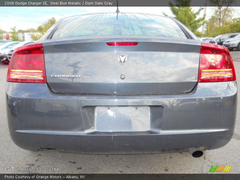 Steel Blue Metallic / Dark Slate Gray 2008 Dodge Charger SE