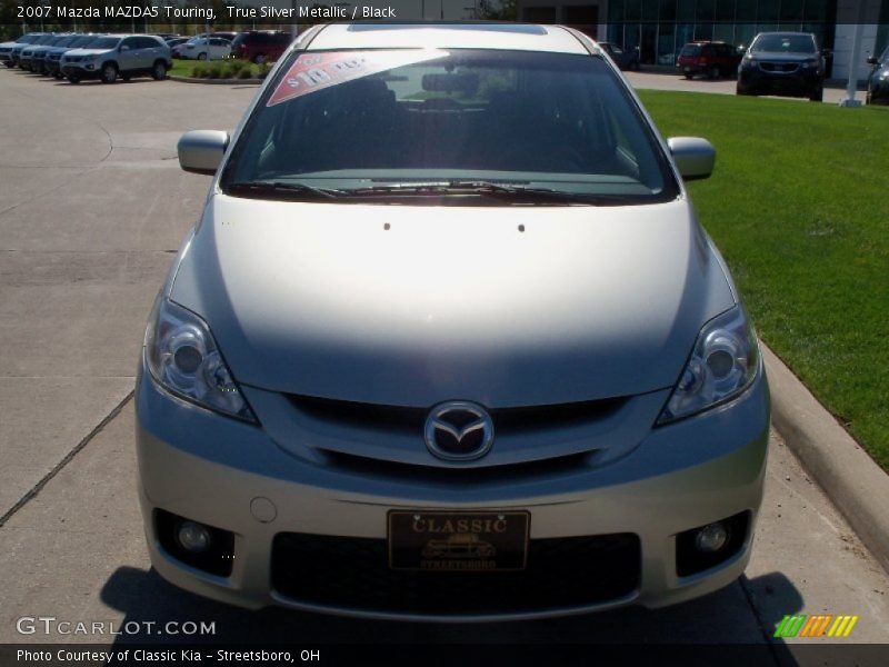 True Silver Metallic / Black 2007 Mazda MAZDA5 Touring