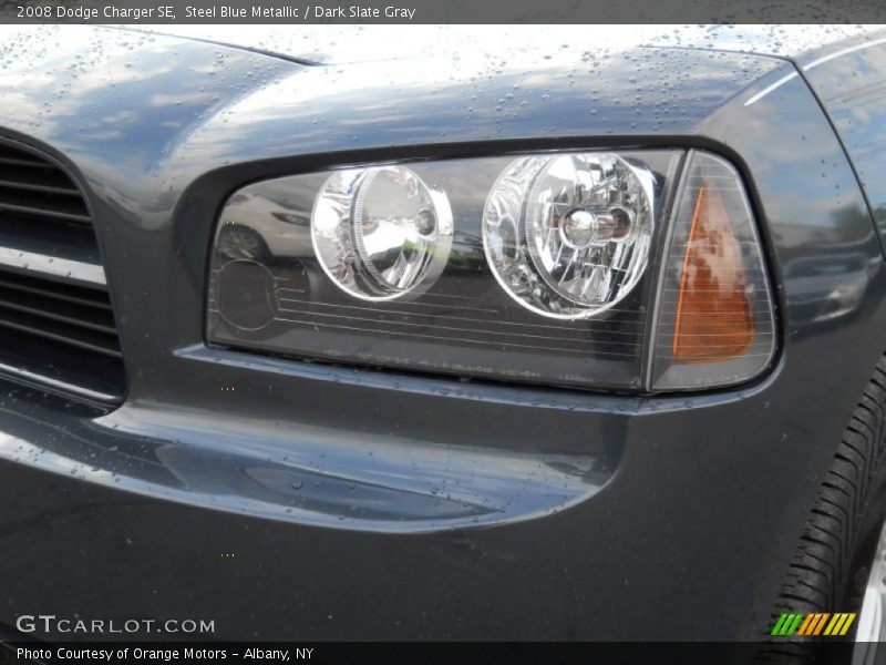 Steel Blue Metallic / Dark Slate Gray 2008 Dodge Charger SE