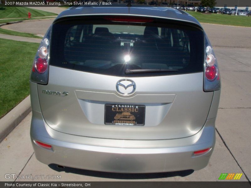 True Silver Metallic / Black 2007 Mazda MAZDA5 Touring