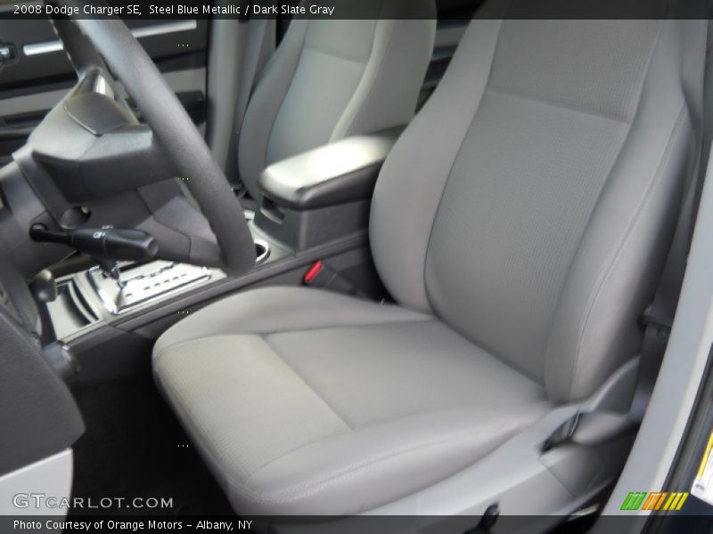 Steel Blue Metallic / Dark Slate Gray 2008 Dodge Charger SE
