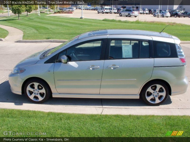 True Silver Metallic / Black 2007 Mazda MAZDA5 Touring