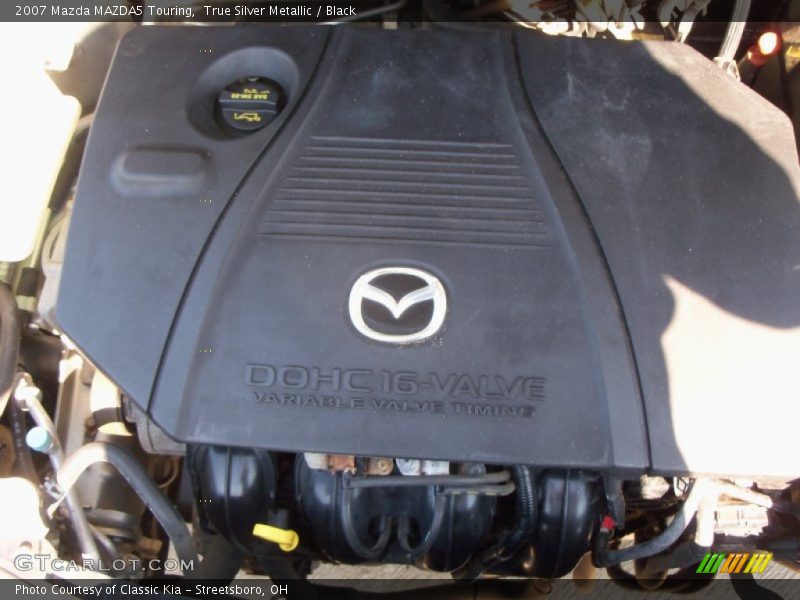 True Silver Metallic / Black 2007 Mazda MAZDA5 Touring