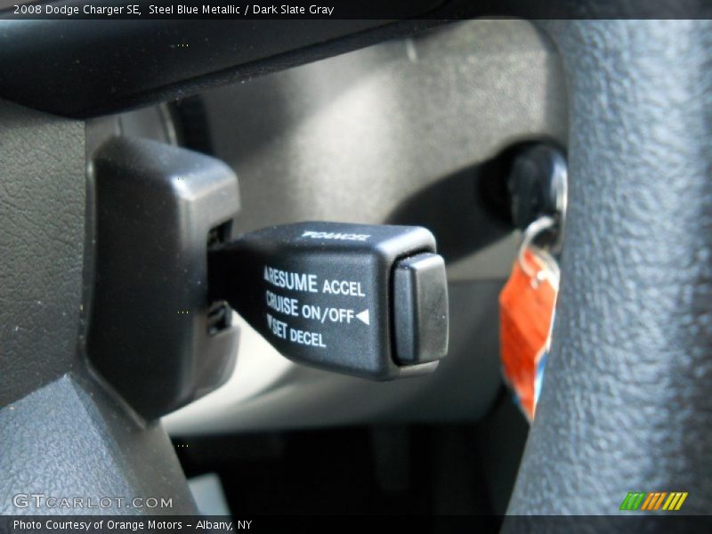 Steel Blue Metallic / Dark Slate Gray 2008 Dodge Charger SE