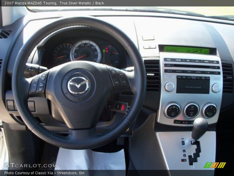 True Silver Metallic / Black 2007 Mazda MAZDA5 Touring