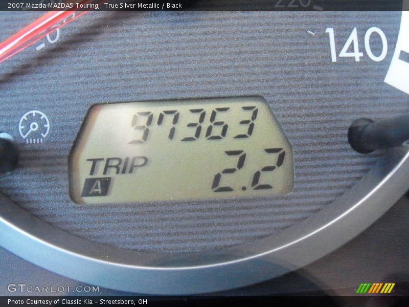 True Silver Metallic / Black 2007 Mazda MAZDA5 Touring