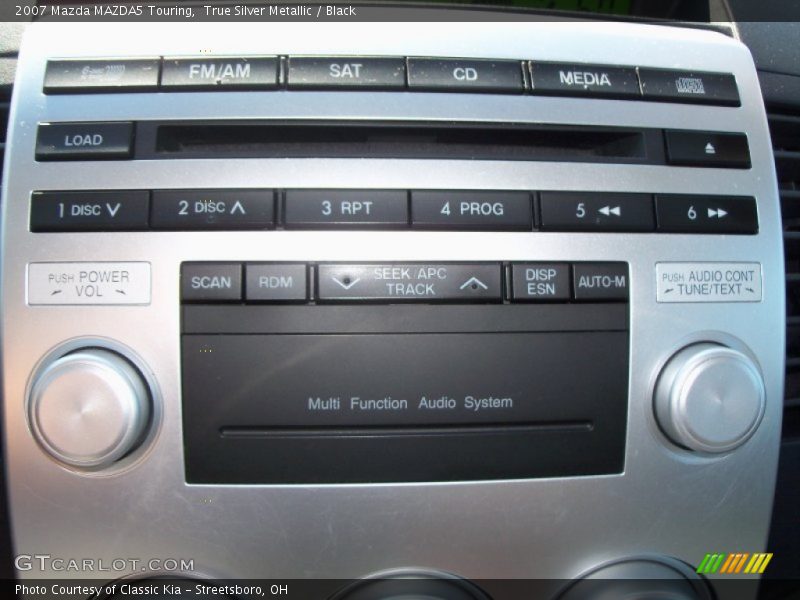 True Silver Metallic / Black 2007 Mazda MAZDA5 Touring