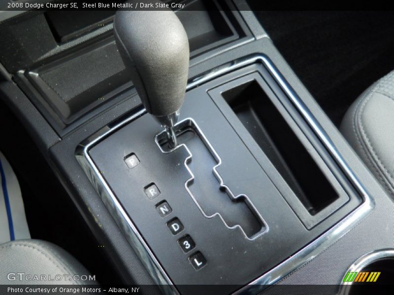 Steel Blue Metallic / Dark Slate Gray 2008 Dodge Charger SE