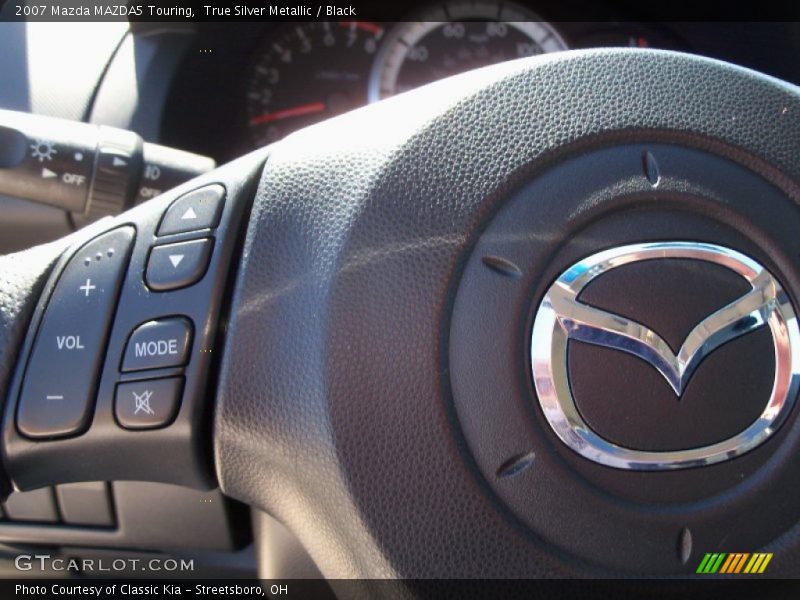 True Silver Metallic / Black 2007 Mazda MAZDA5 Touring