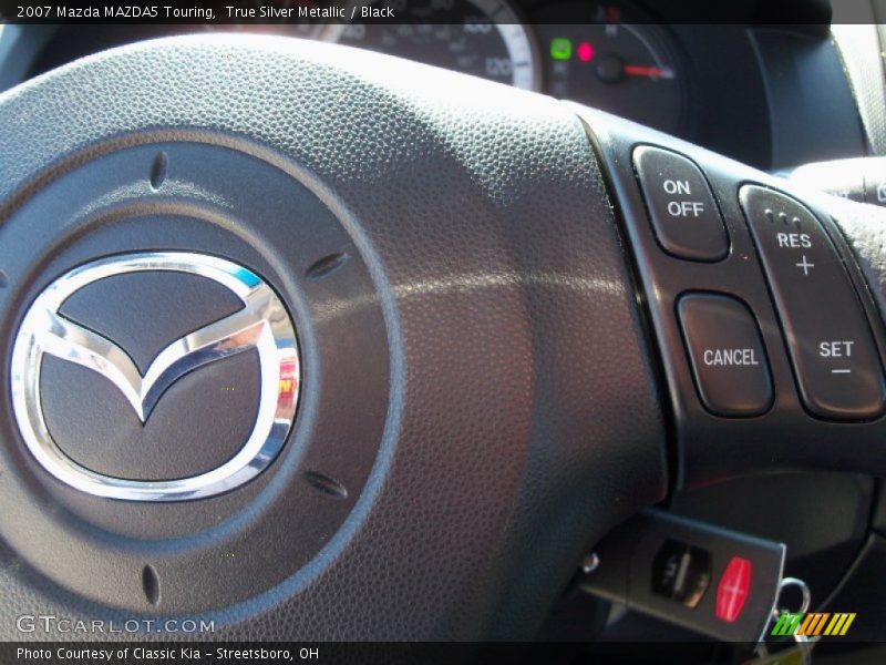 True Silver Metallic / Black 2007 Mazda MAZDA5 Touring