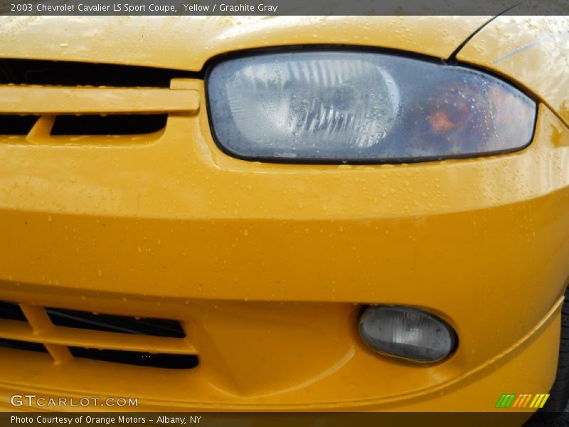 Yellow / Graphite Gray 2003 Chevrolet Cavalier LS Sport Coupe
