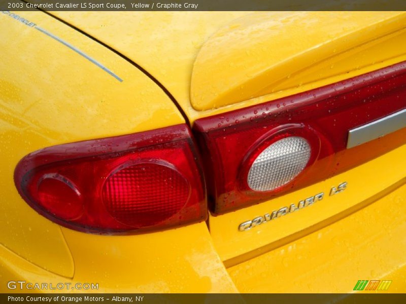 Yellow / Graphite Gray 2003 Chevrolet Cavalier LS Sport Coupe
