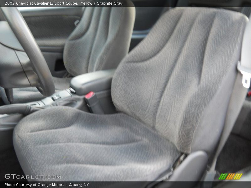 Yellow / Graphite Gray 2003 Chevrolet Cavalier LS Sport Coupe