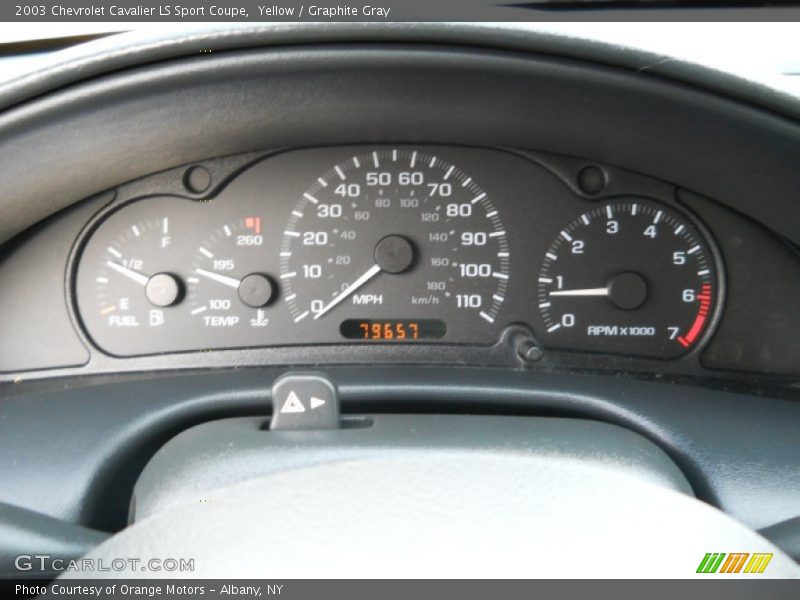  2003 Cavalier LS Sport Coupe LS Sport Coupe Gauges