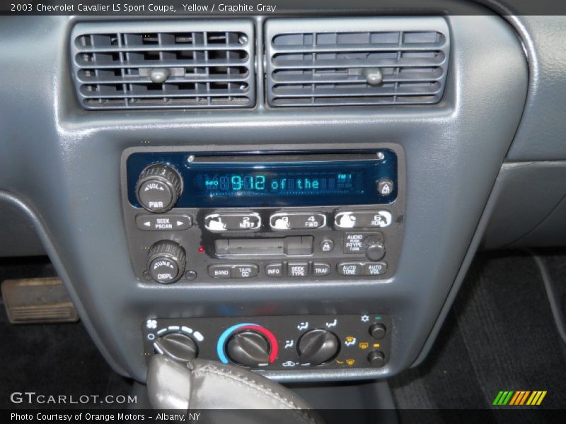 Audio System of 2003 Cavalier LS Sport Coupe
