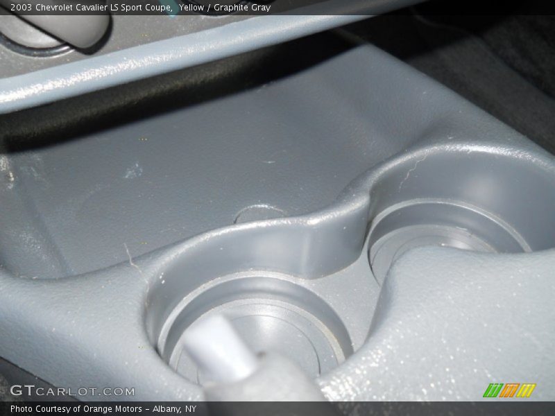 Yellow / Graphite Gray 2003 Chevrolet Cavalier LS Sport Coupe