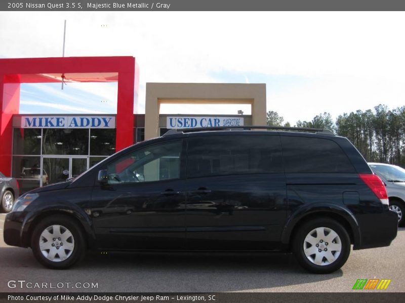 Majestic Blue Metallic / Gray 2005 Nissan Quest 3.5 S